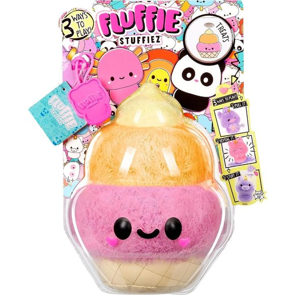 Ice Cream Small Collectible Feature Surprise Reveal Unboxing Ultra Soft Fluff - Picture 1 of 8